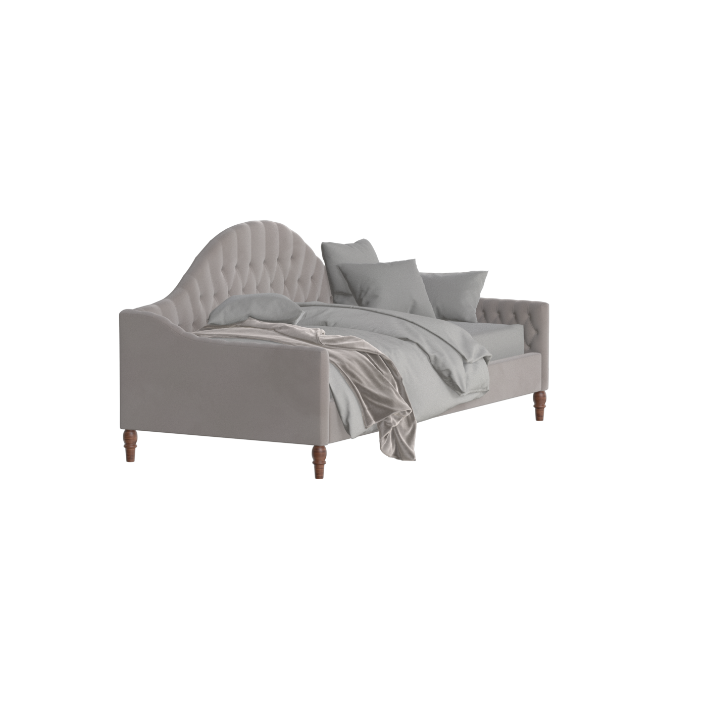 Lit de repos Elise aux courbes élégantes et au confort polyvalent