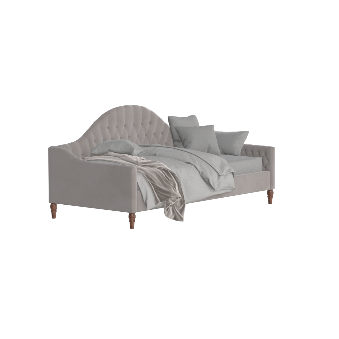 Lit de repos Elise aux courbes élégantes et au confort polyvalent