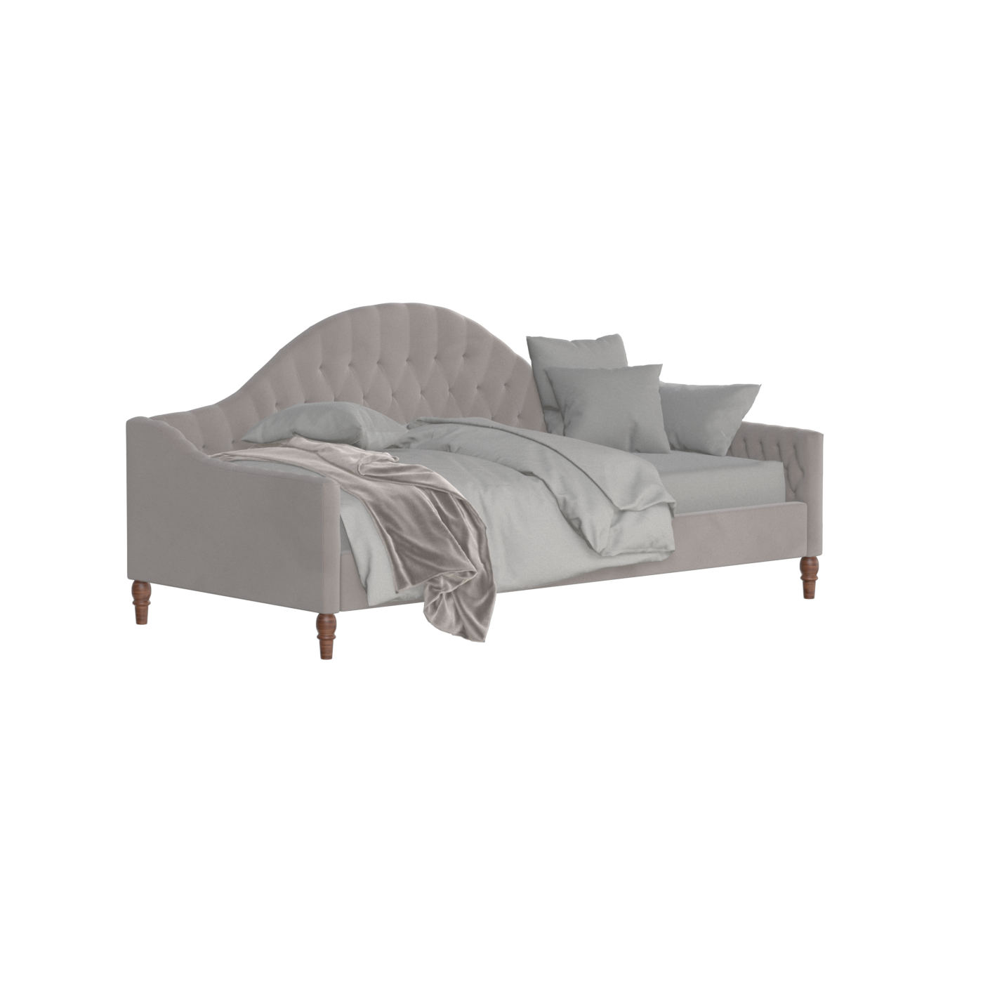 Lit de repos Elise aux courbes élégantes et au confort polyvalent