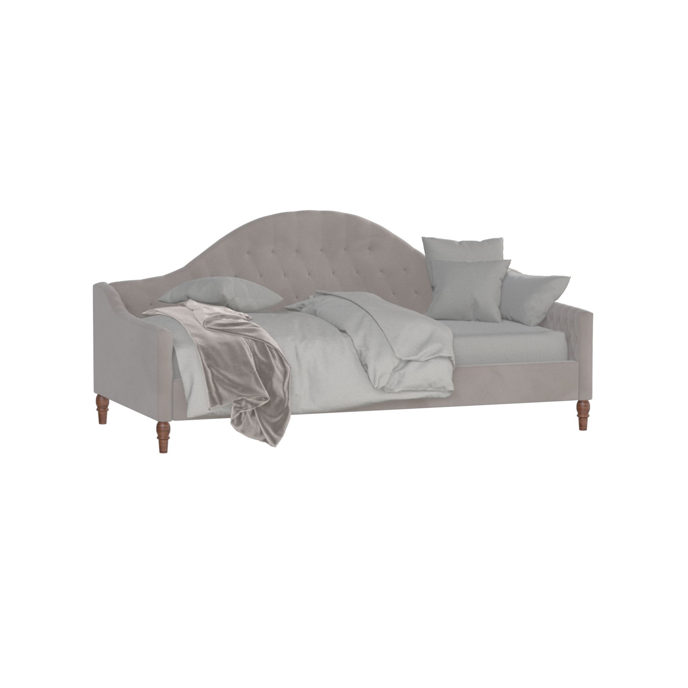 Lit de repos Elise aux courbes élégantes et au confort polyvalent