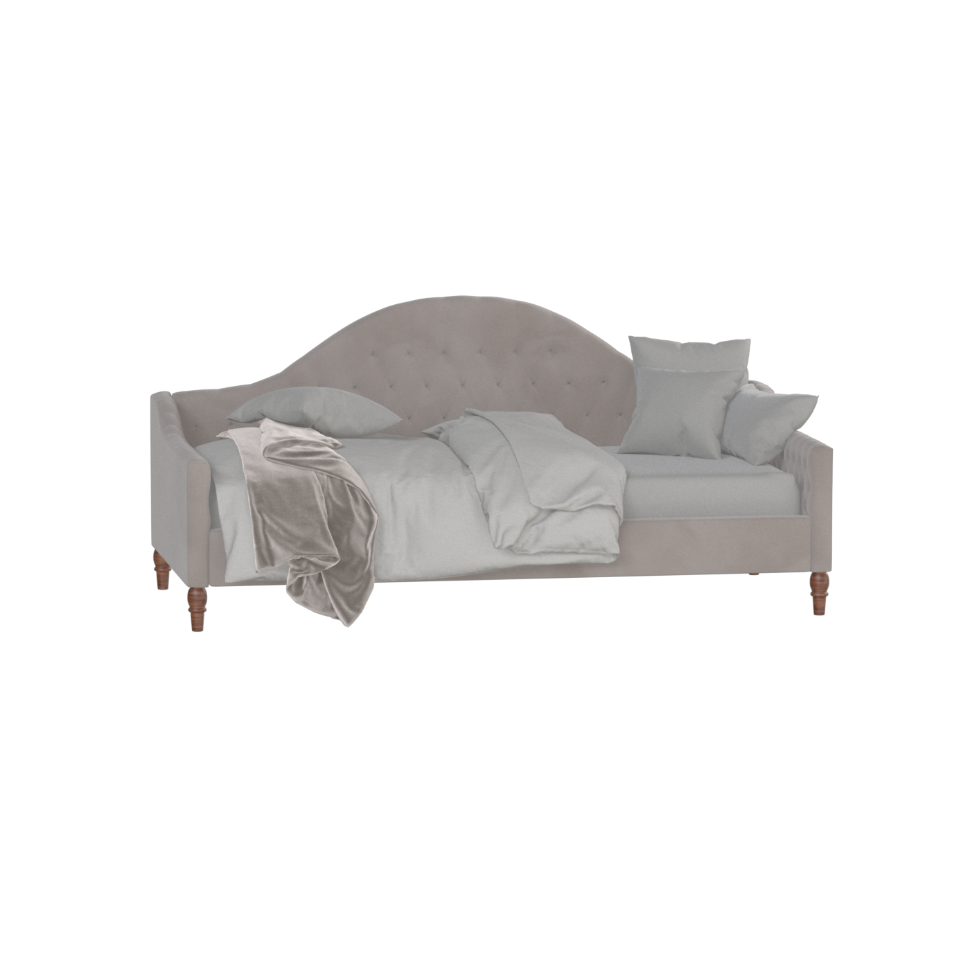 Lit de repos Elise aux courbes élégantes et au confort polyvalent