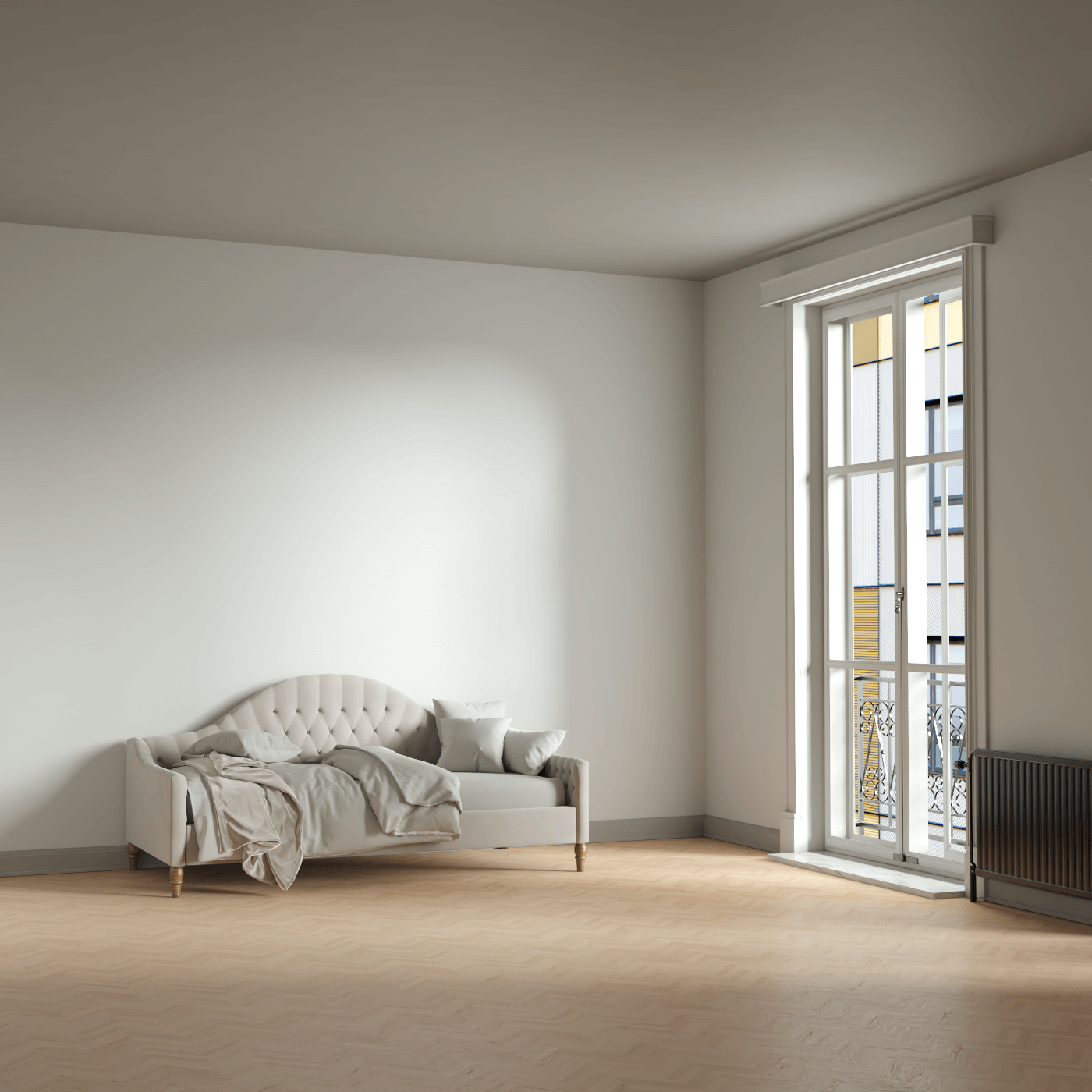 Lit de repos Elise aux courbes élégantes et au confort polyvalent