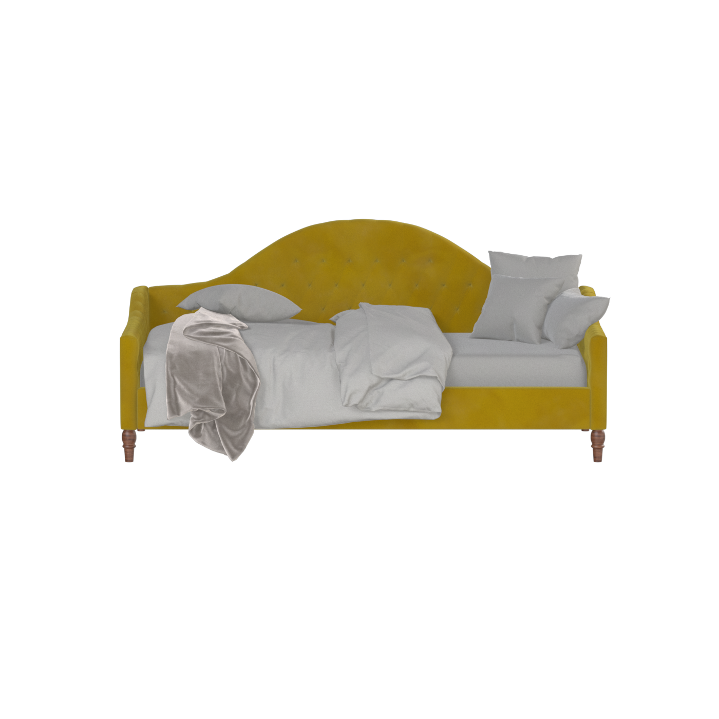 Elise Daybed with Elegant Curves and Versatile Comfort