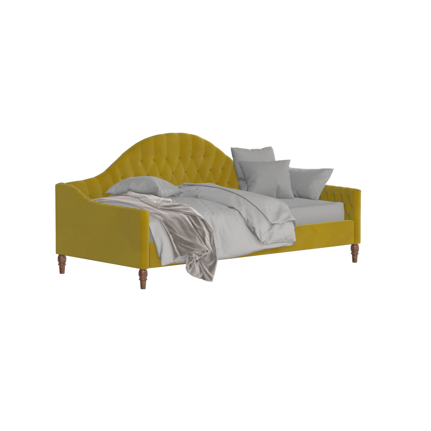Elise Daybed with Elegant Curves and Versatile Comfort