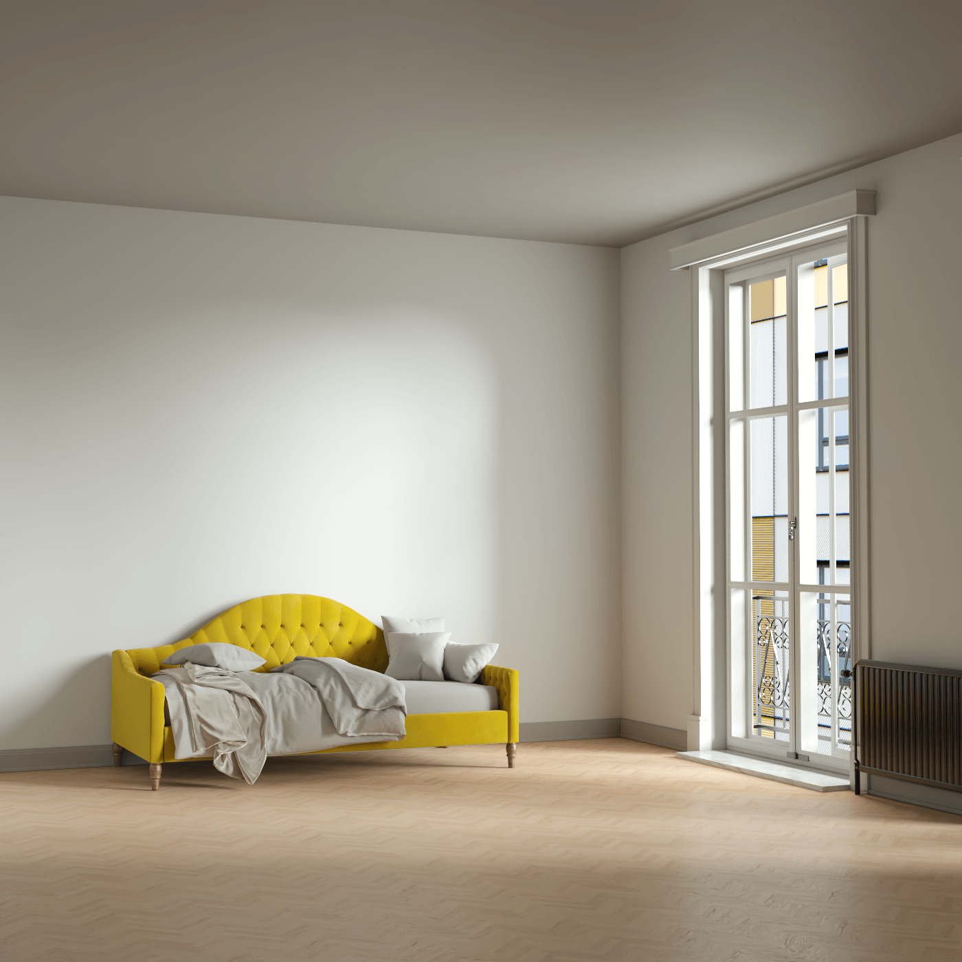 Elise Daybed with Elegant Curves and Versatile Comfort