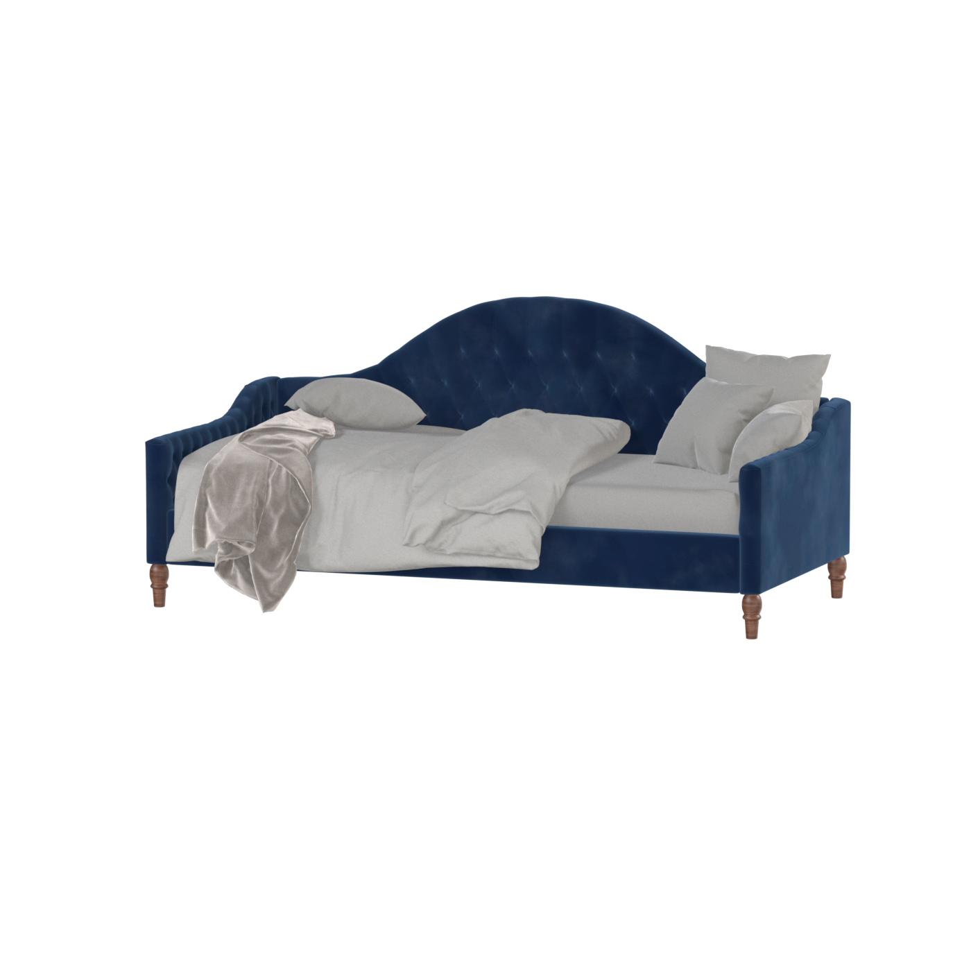 Elise Daybed with Elegant Curves and Versatile Comfort