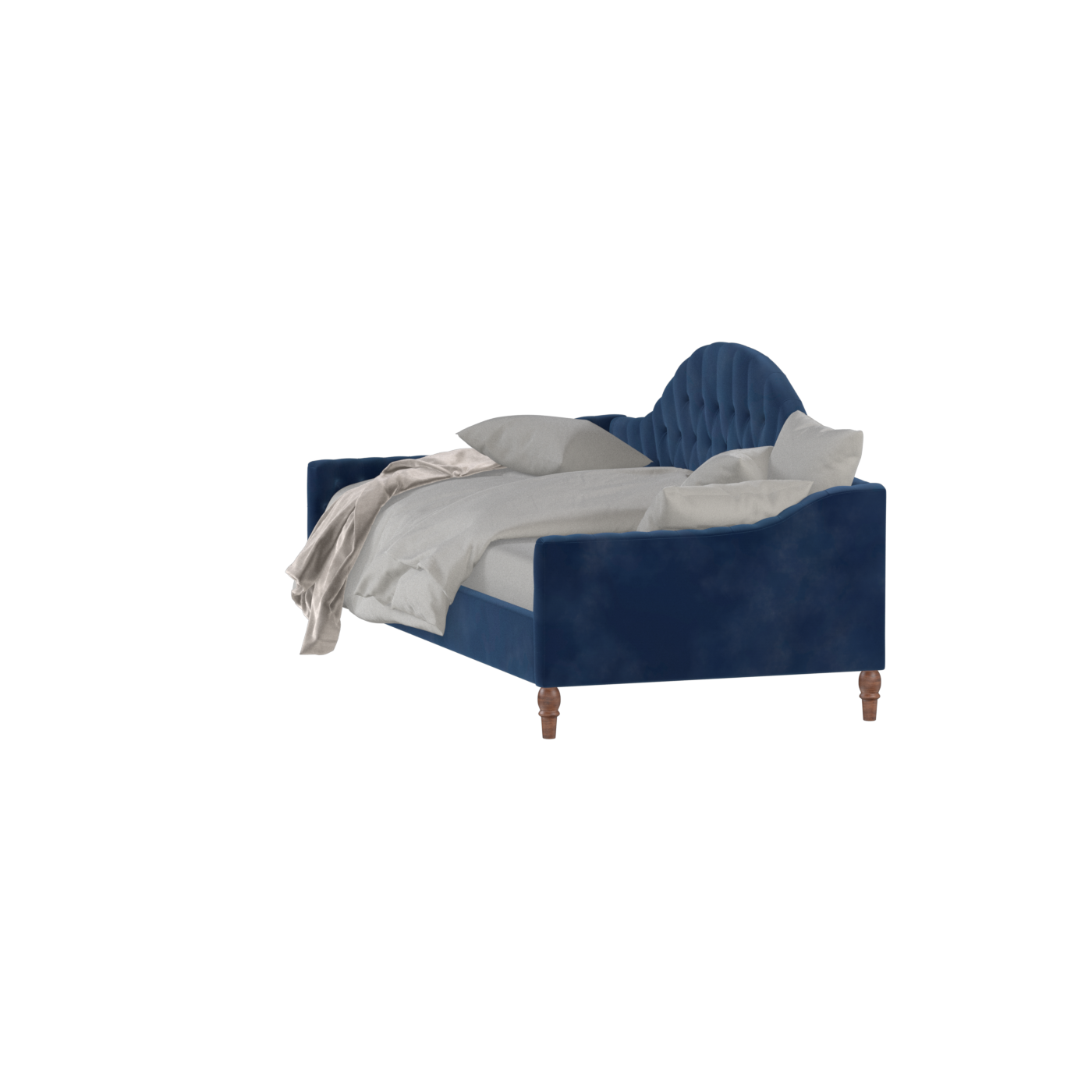 Elise Daybed with Elegant Curves and Versatile Comfort