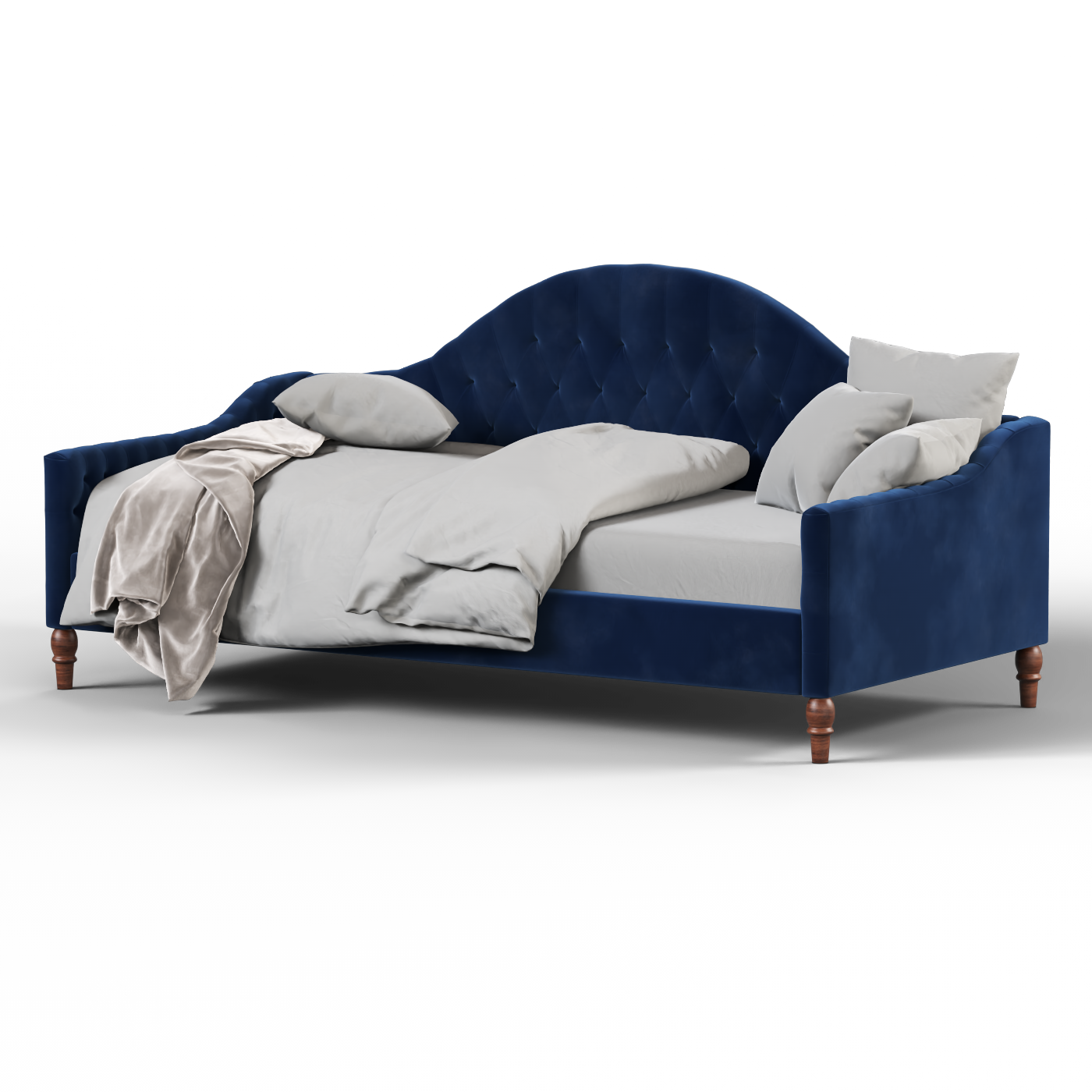 Elise Daybed with Elegant Curves and Versatile Comfort