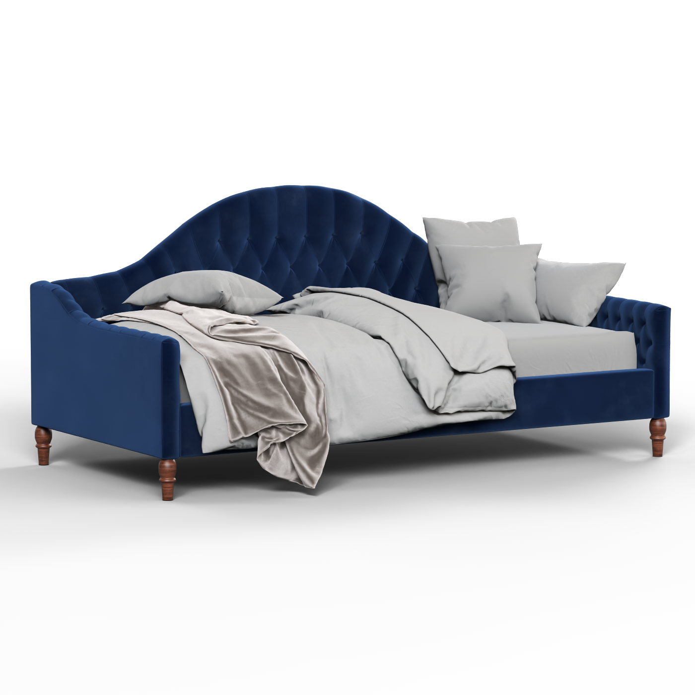 Elise Daybed with Elegant Curves and Versatile Comfort