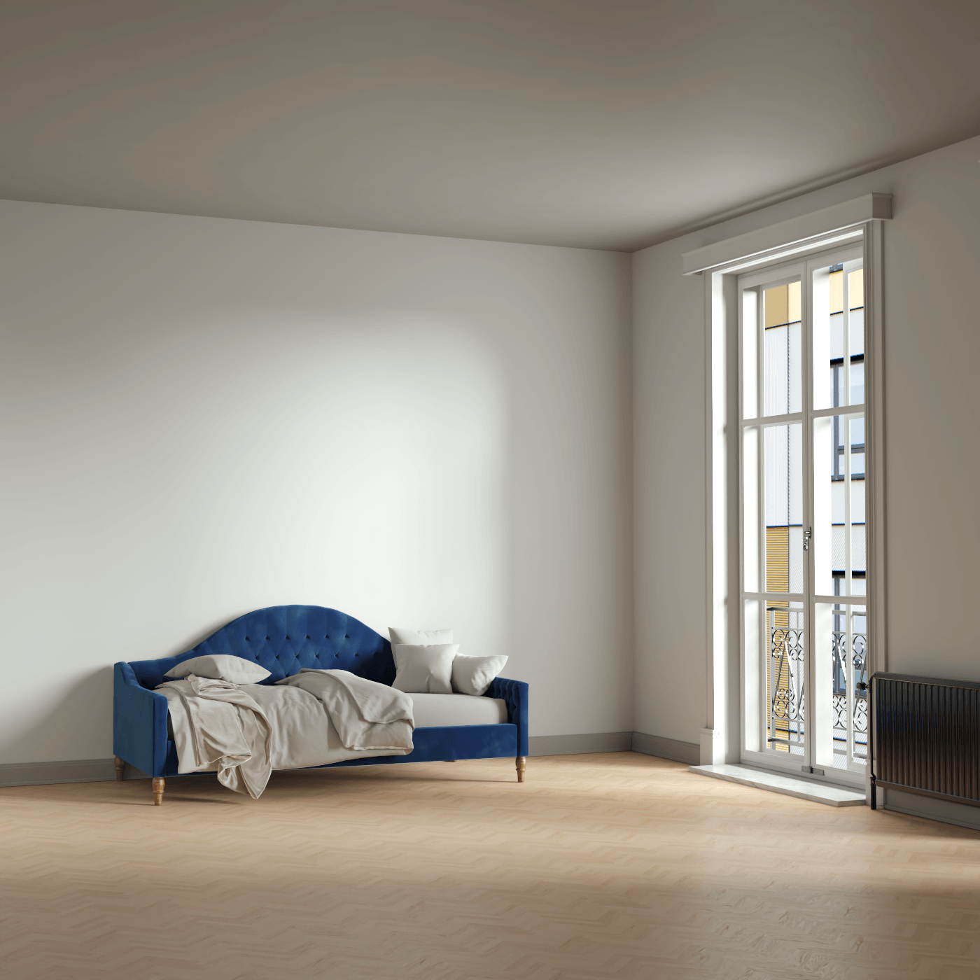 Elise Daybed with Elegant Curves and Versatile Comfort