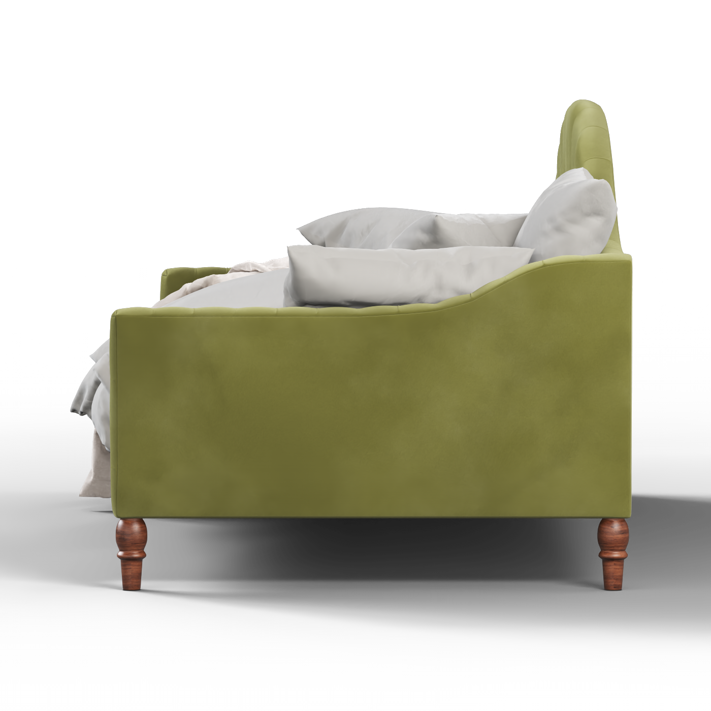 Elise Daybed with Elegant Curves and Versatile Comfort