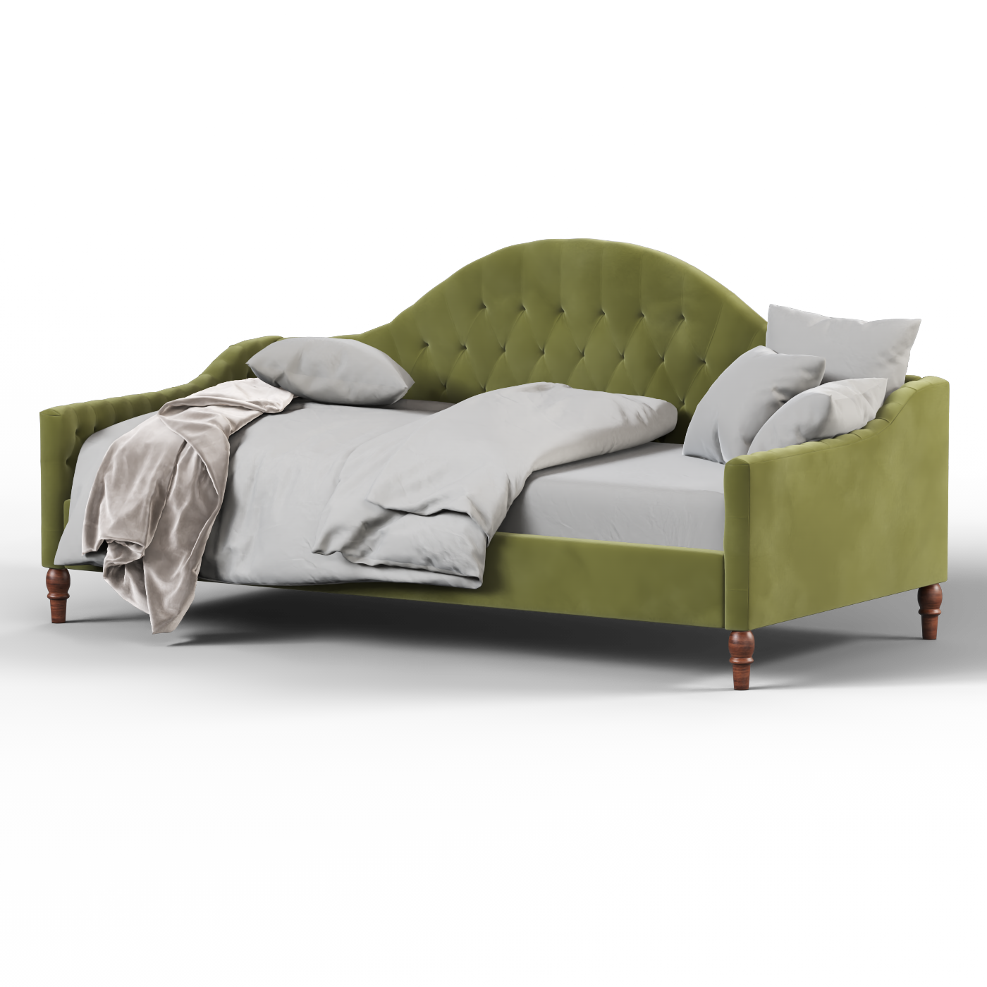 Elise Daybed with Elegant Curves and Versatile Comfort