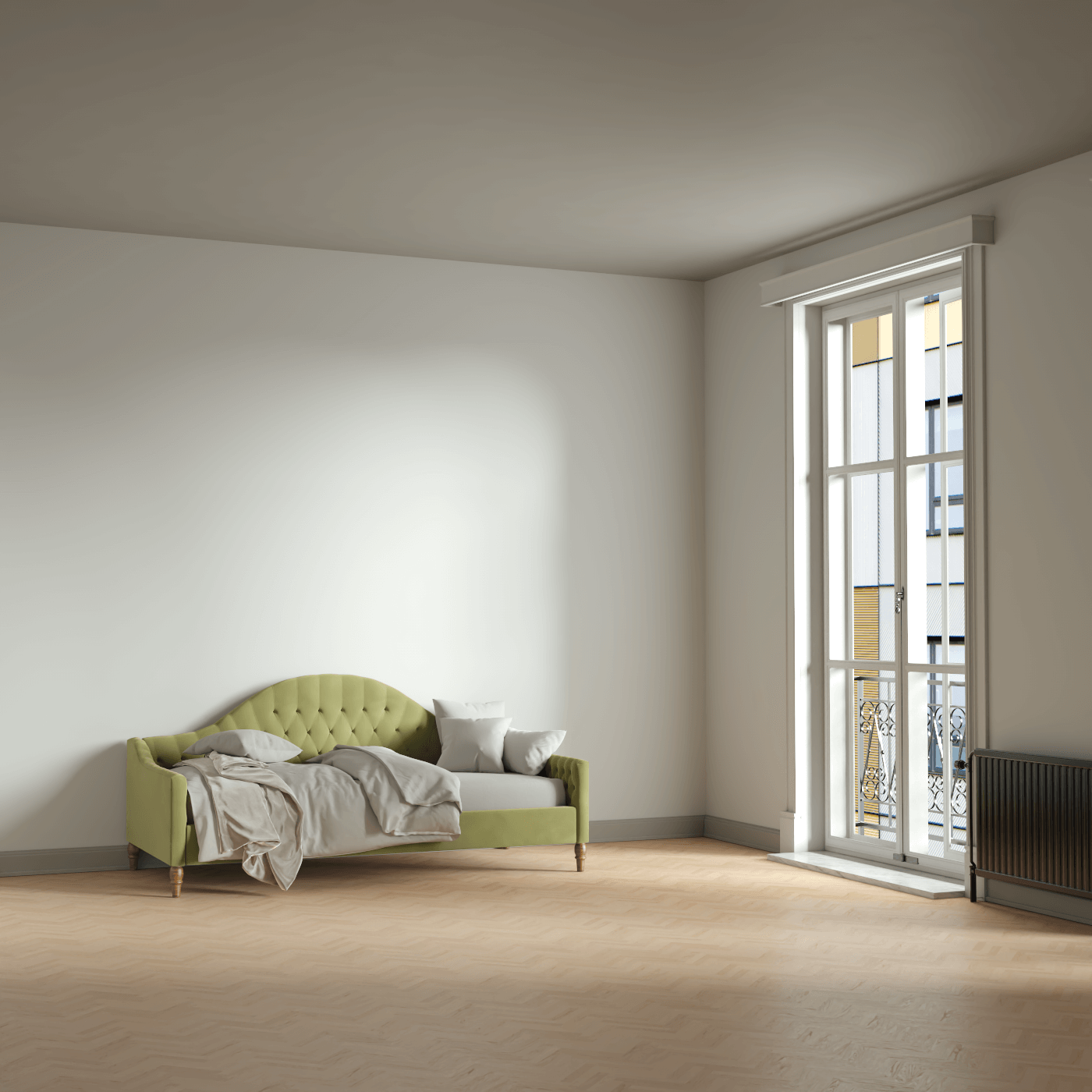 Elise Daybed with Elegant Curves and Versatile Comfort