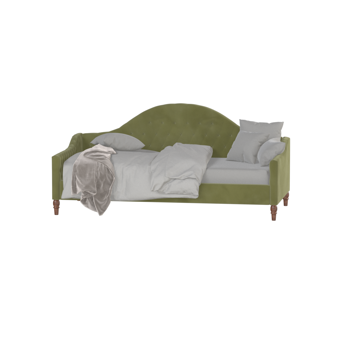 Elise Daybed with Elegant Curves and Versatile Comfort