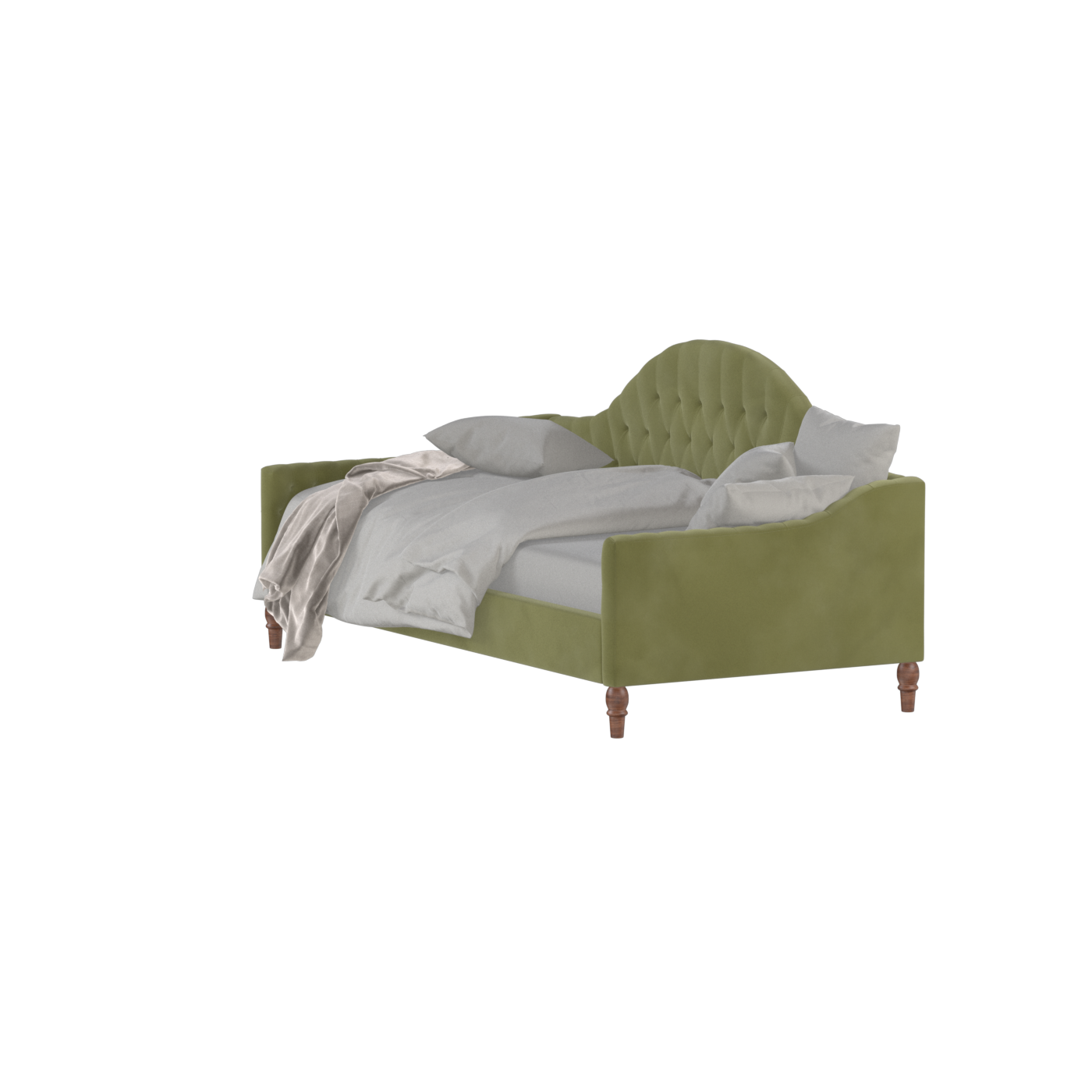 Elise Daybed with Elegant Curves and Versatile Comfort