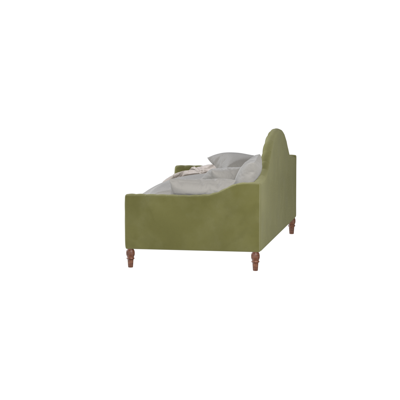 Elise Daybed with Elegant Curves and Versatile Comfort