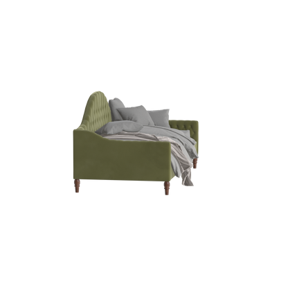Elise Daybed with Elegant Curves and Versatile Comfort