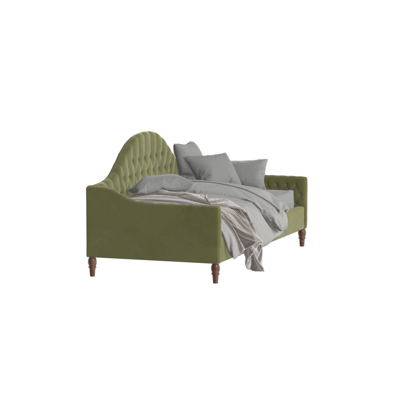 Elise Daybed with Elegant Curves and Versatile Comfort