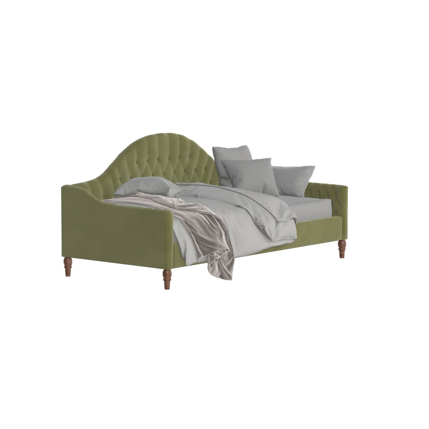 Elise Daybed with Elegant Curves and Versatile Comfort