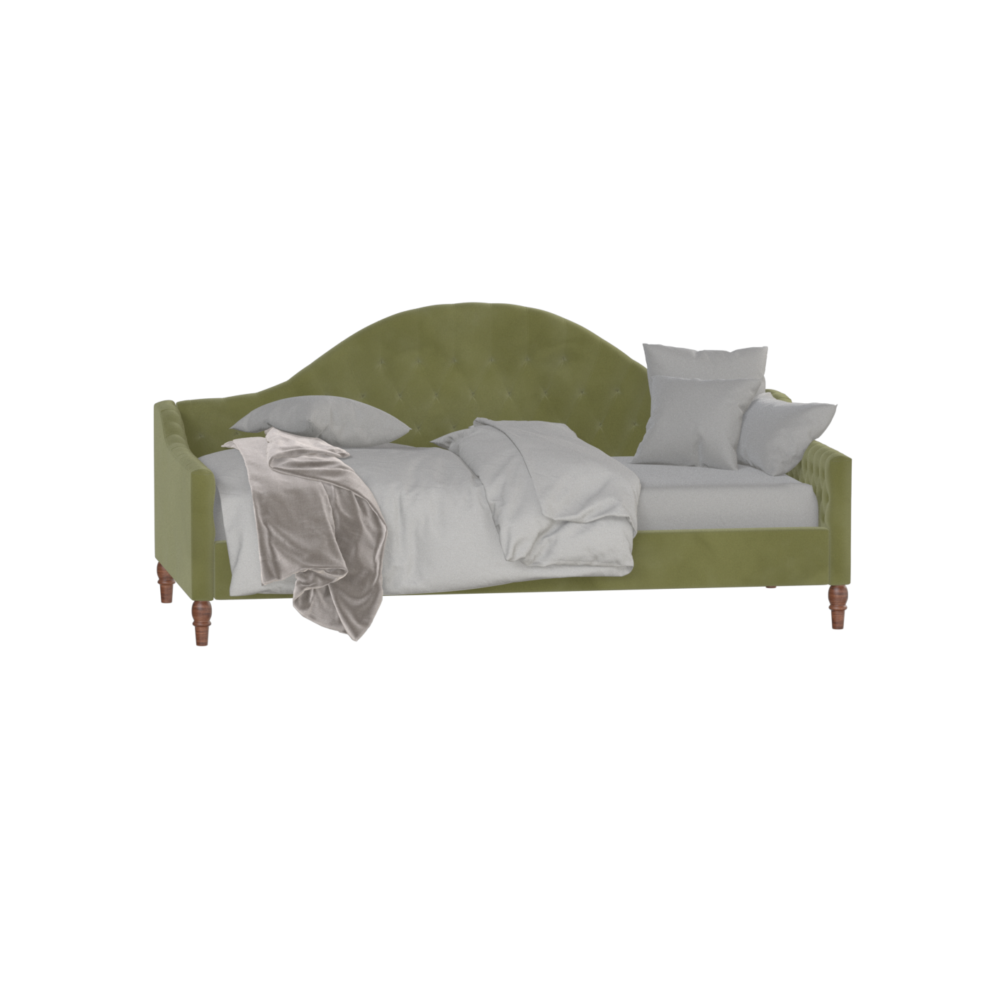 Elise Daybed with Elegant Curves and Versatile Comfort