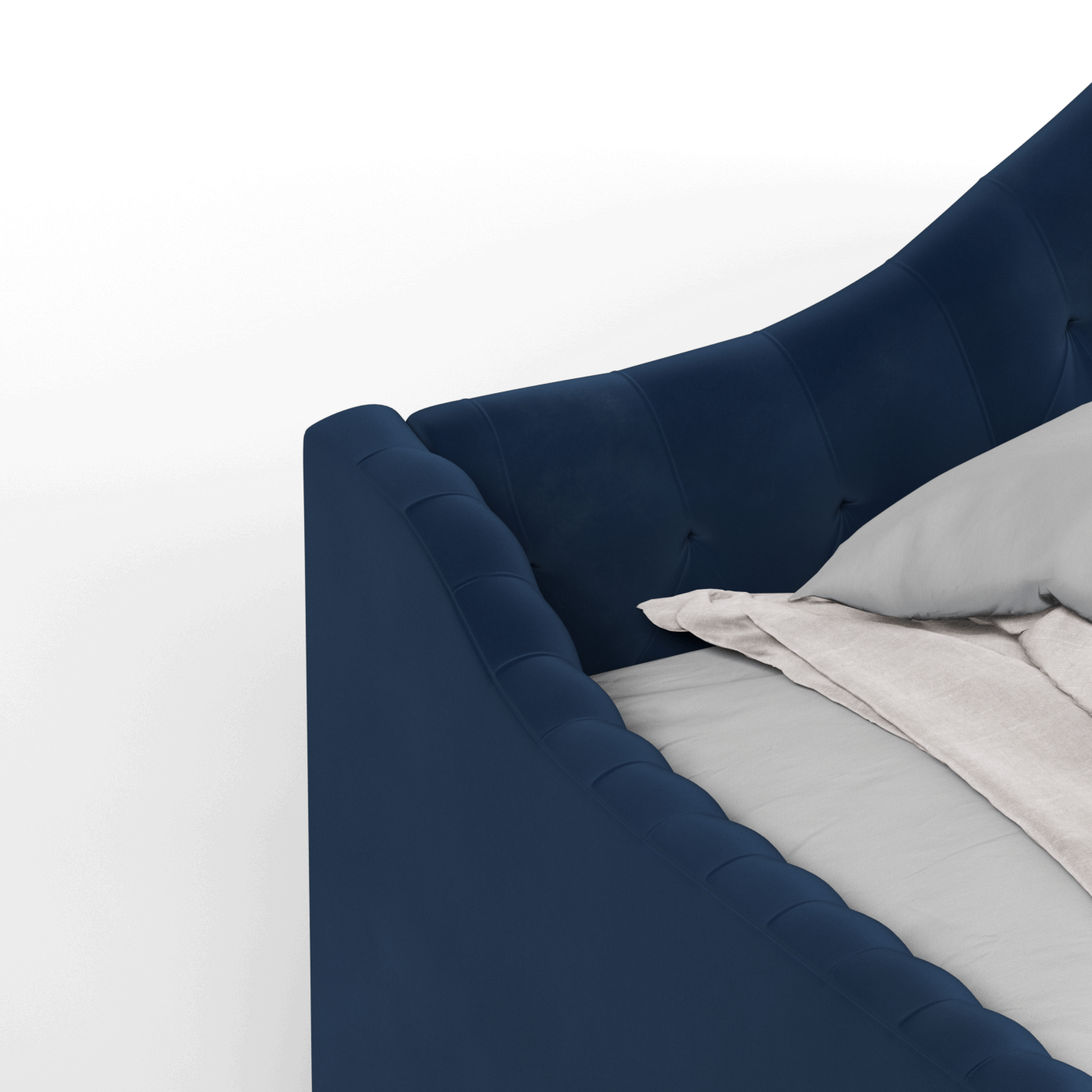 Elise Daybed with Elegant Curves and Versatile Comfort