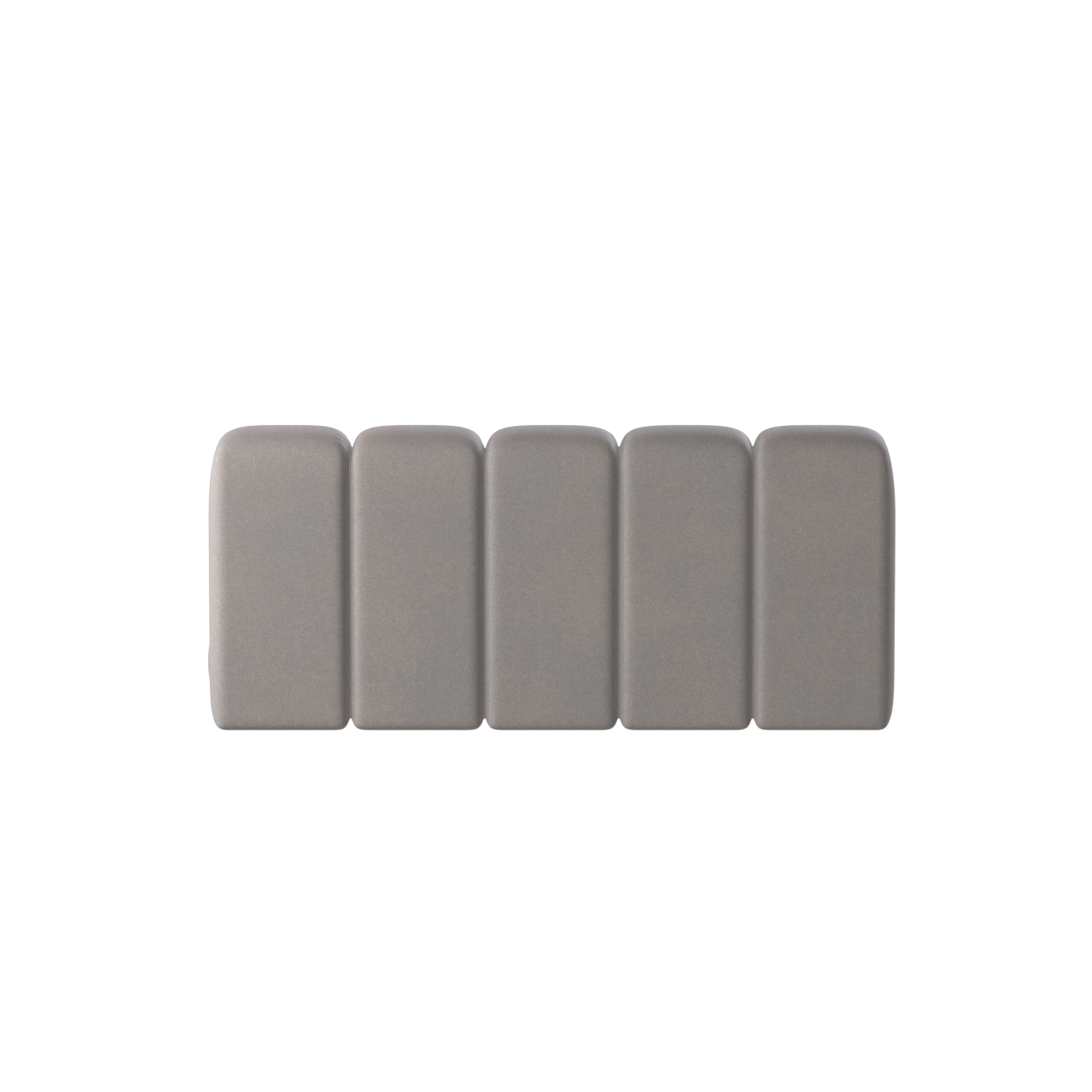Fluffy Upholstered Bed Frame in Textured Bouclé