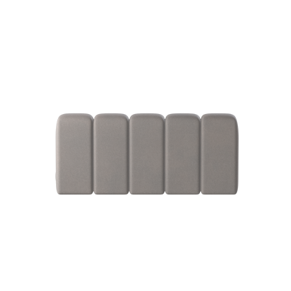 Fluffy Upholstered Bed Frame in Textured Bouclé