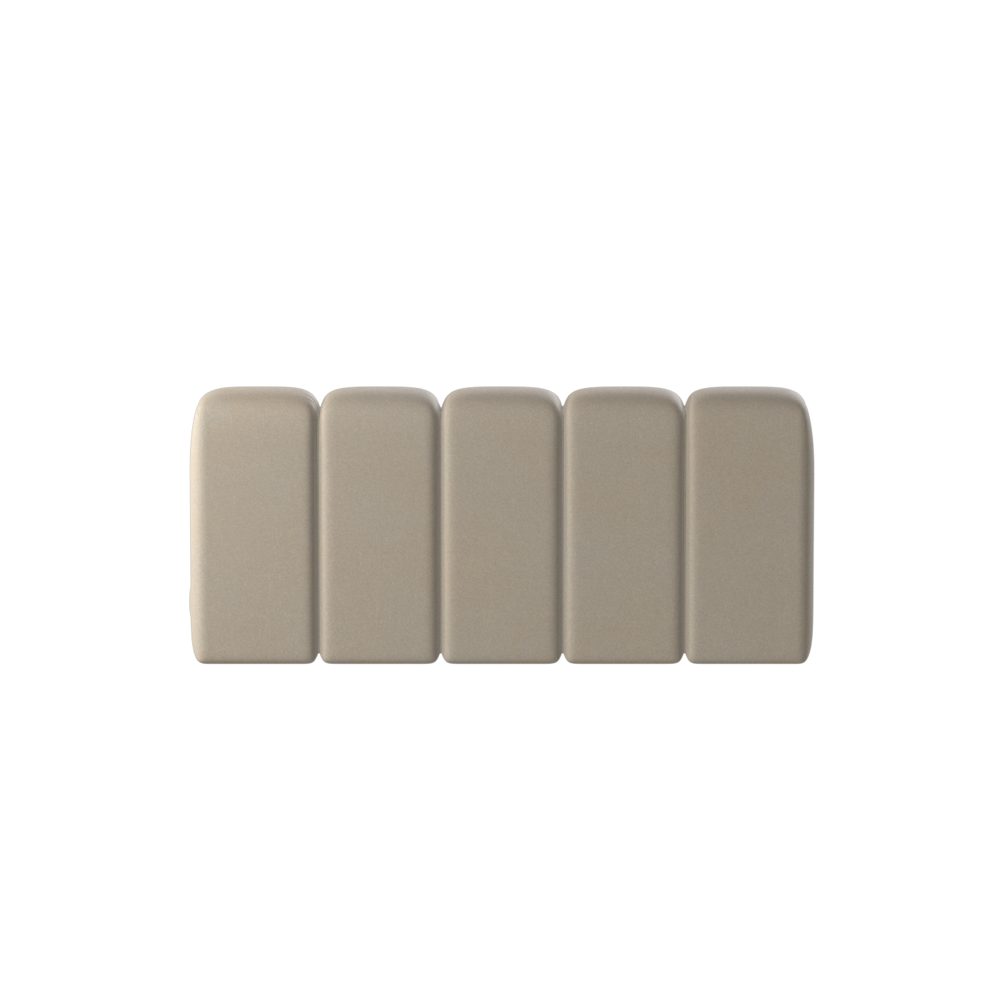 Fluffy Upholstered Bed Frame in Textured Bouclé