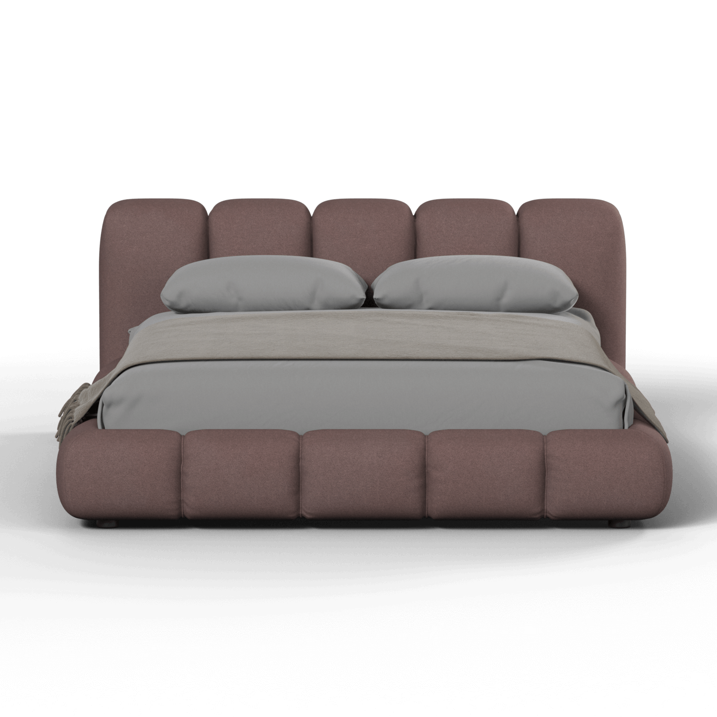Fluffy double bed