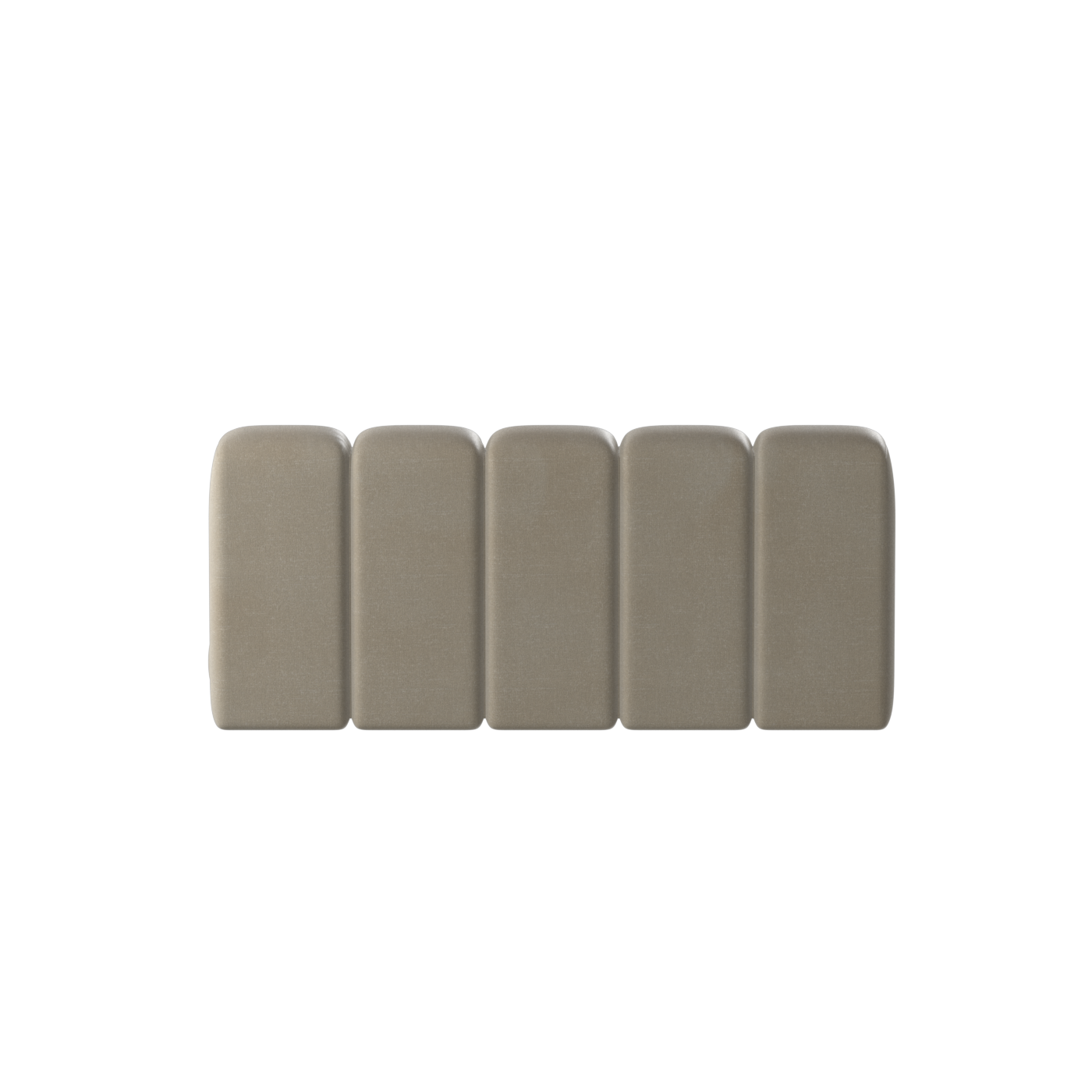 Fluffy Upholstered Bed Frame in Textured Bouclé