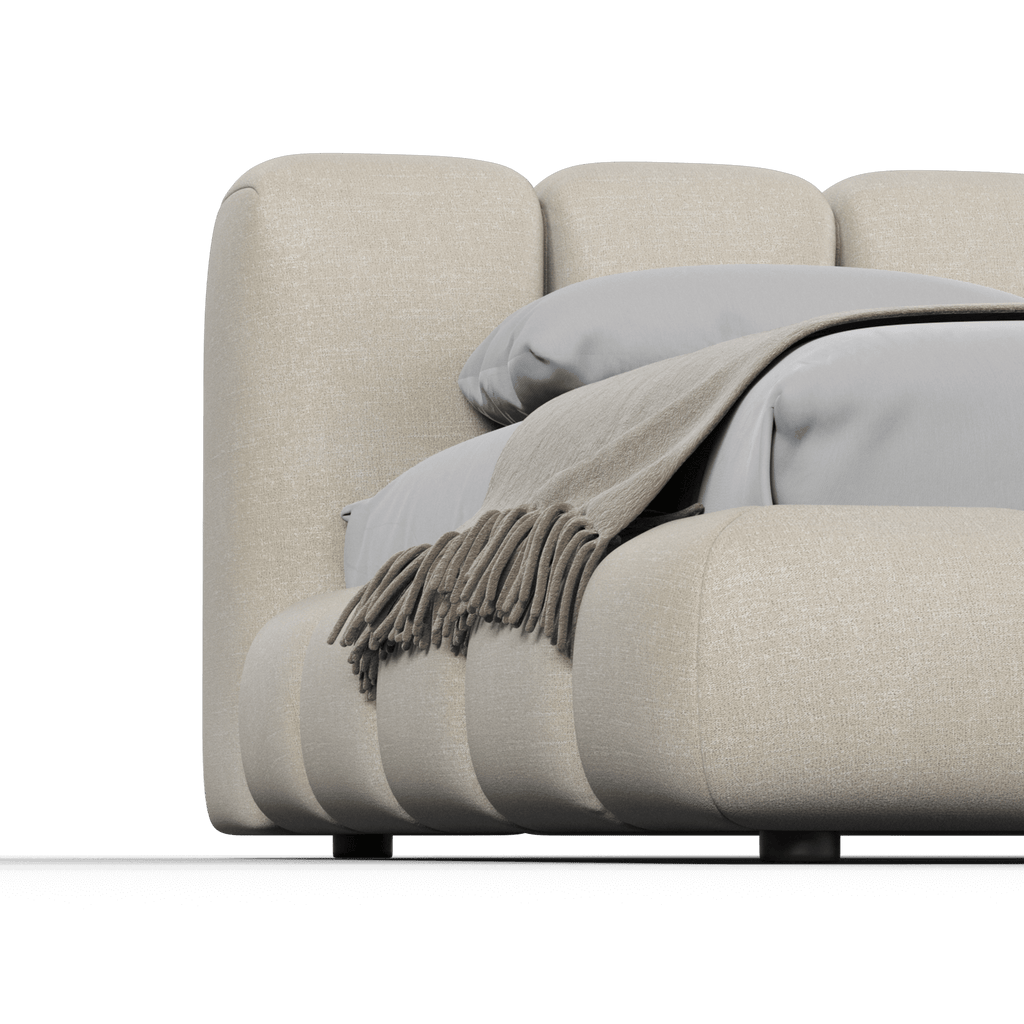 Fluffy double bed