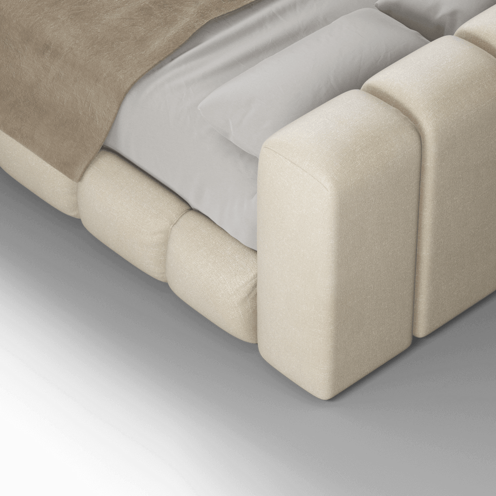 Fluffy double bed