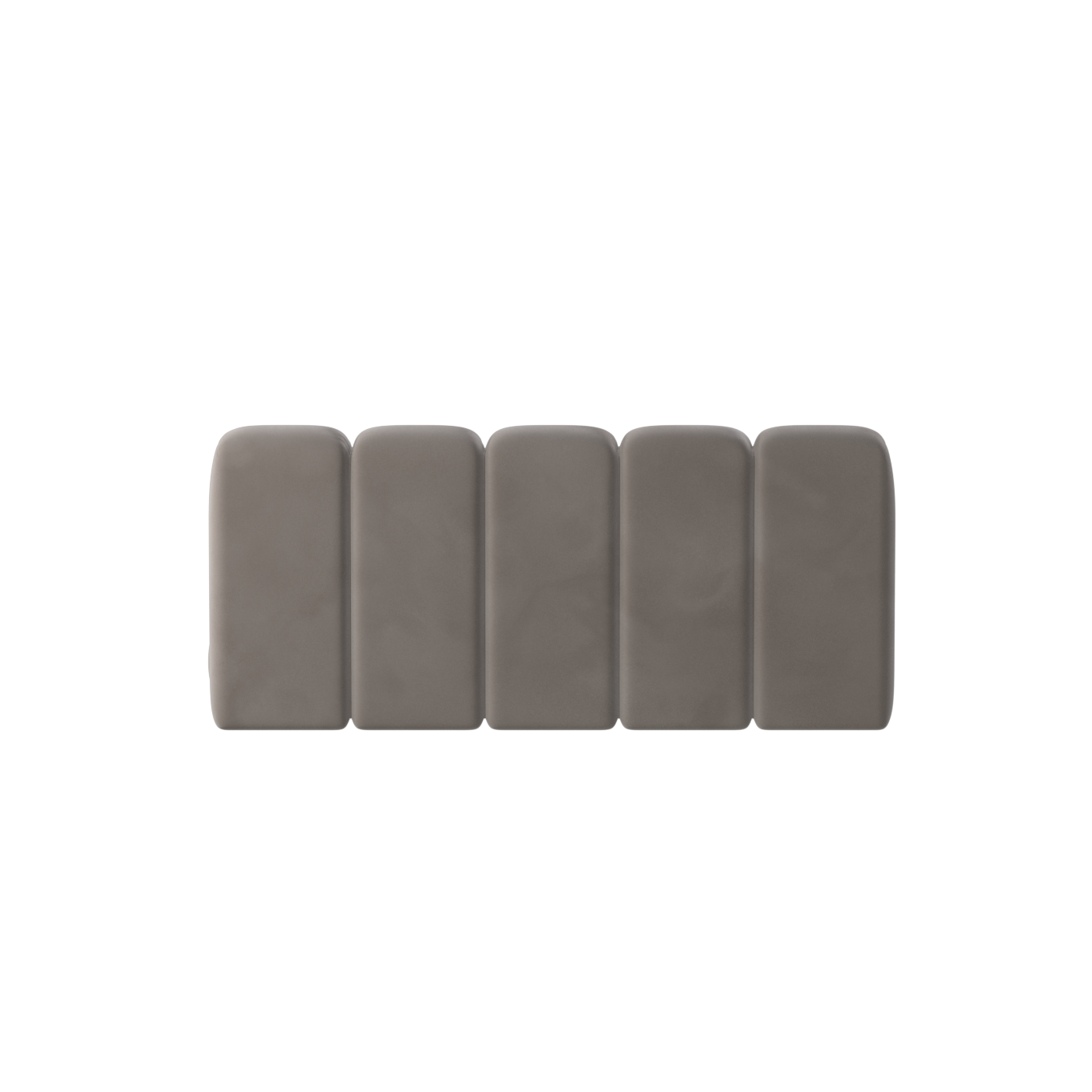 Fluffy Upholstered Bed Frame in Textured Bouclé