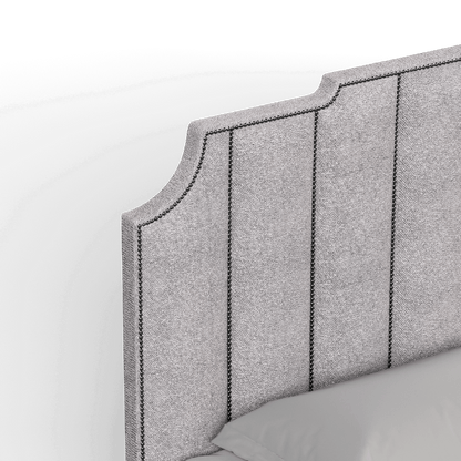 Gabriella vertical headboard bed