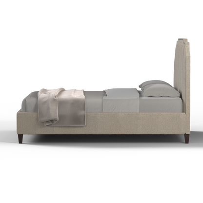 Gabriella vertical headboard bed