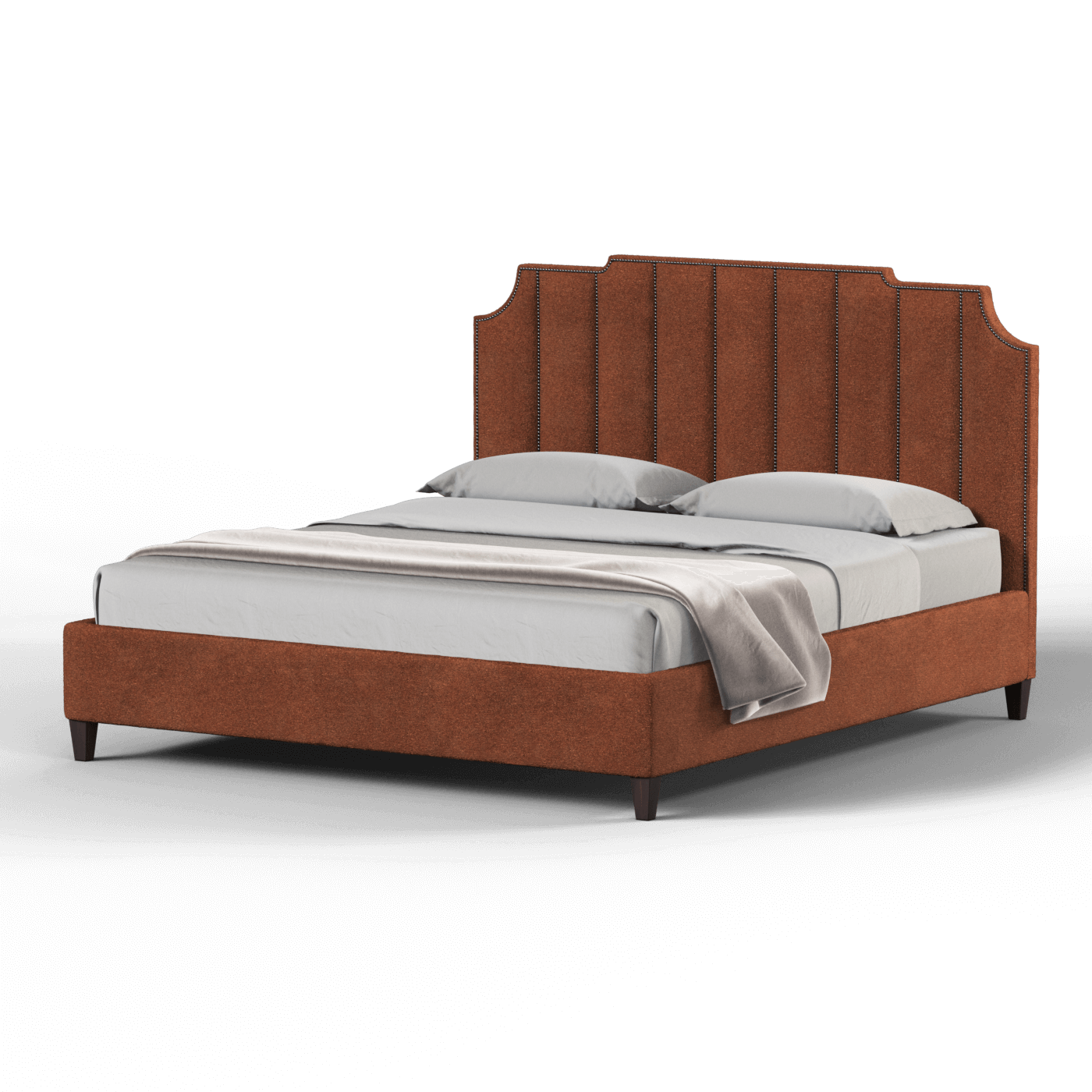 Gabriella vertical headboard bed