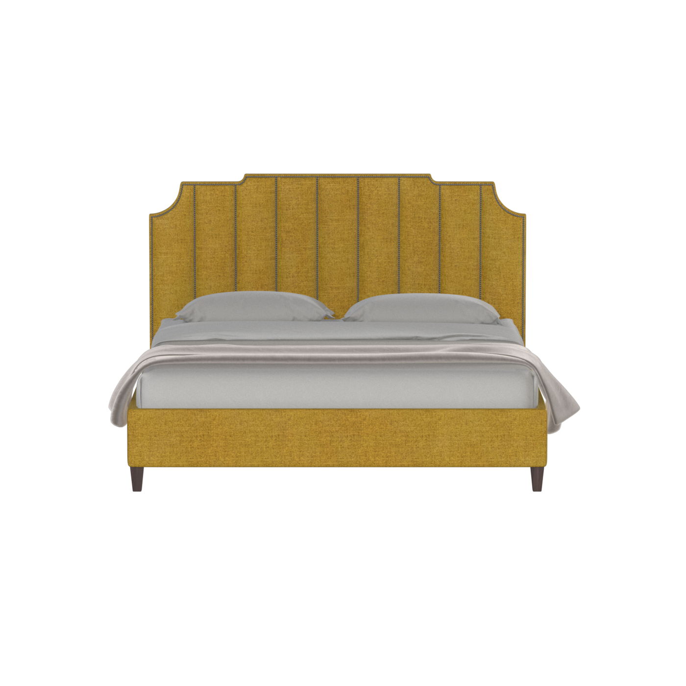 Gabriella vertical headboard bed