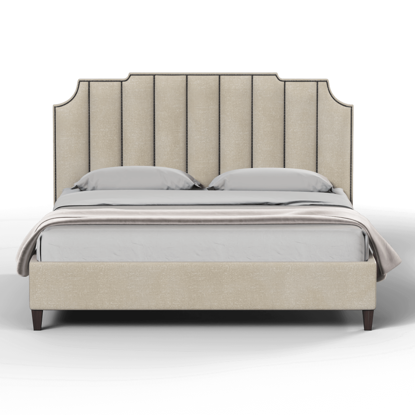 Gabriella vertical headboard bed