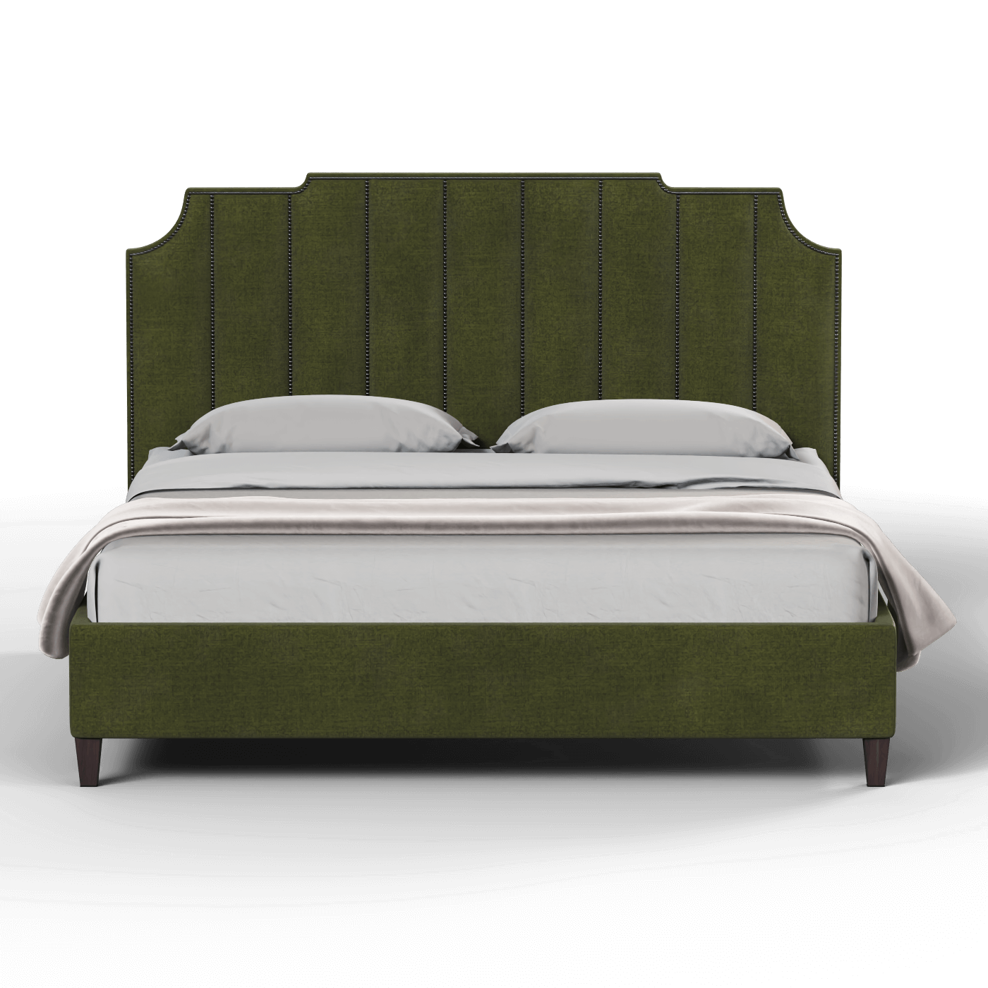 Gabriella vertical headboard bed