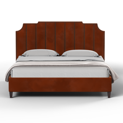 Gabriella vertical headboard bed