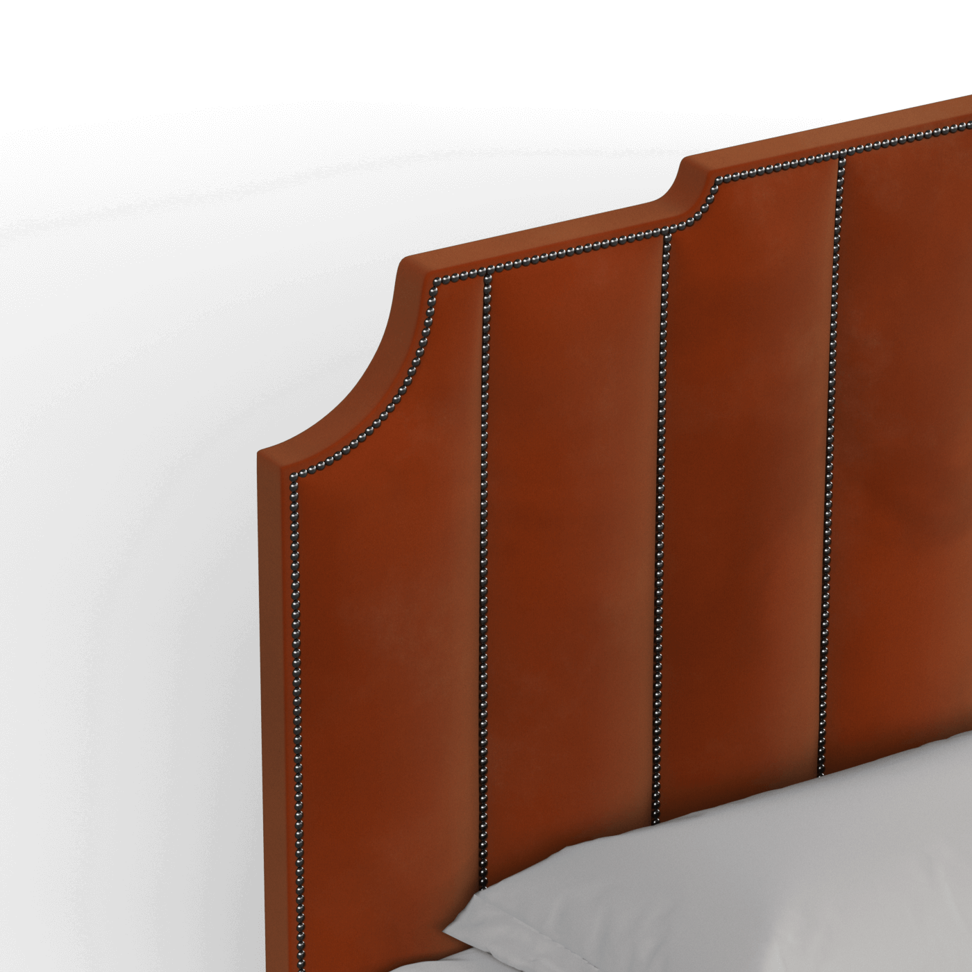 Gabriella vertical headboard bed