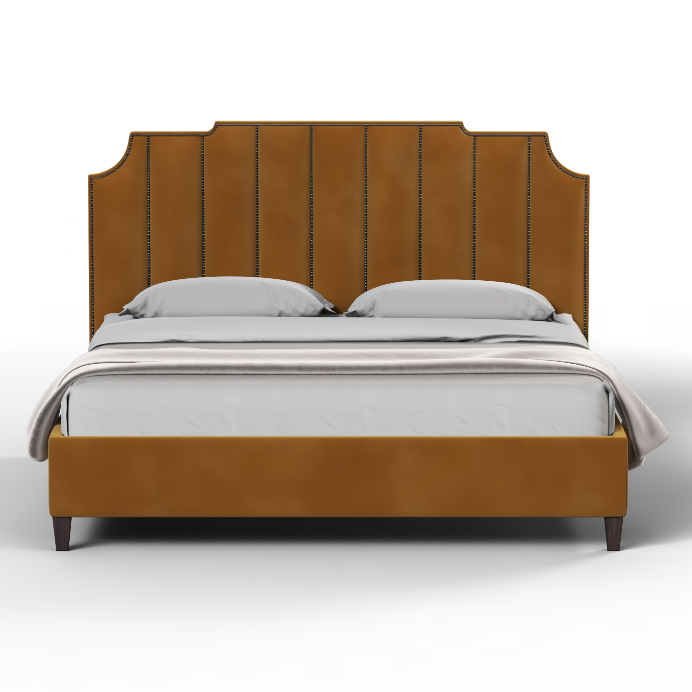 Gabriella vertical headboard bed