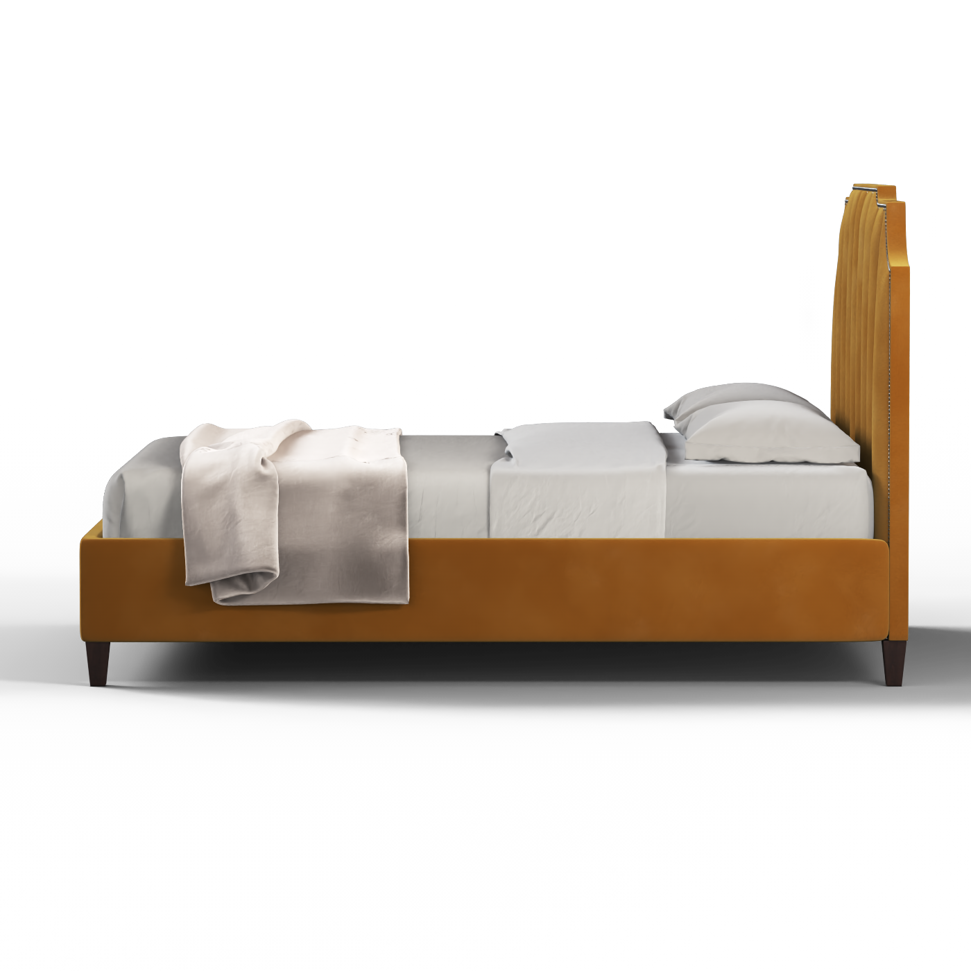 Gabriella vertical headboard bed