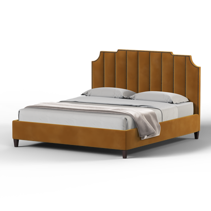 Gabriella vertical headboard bed