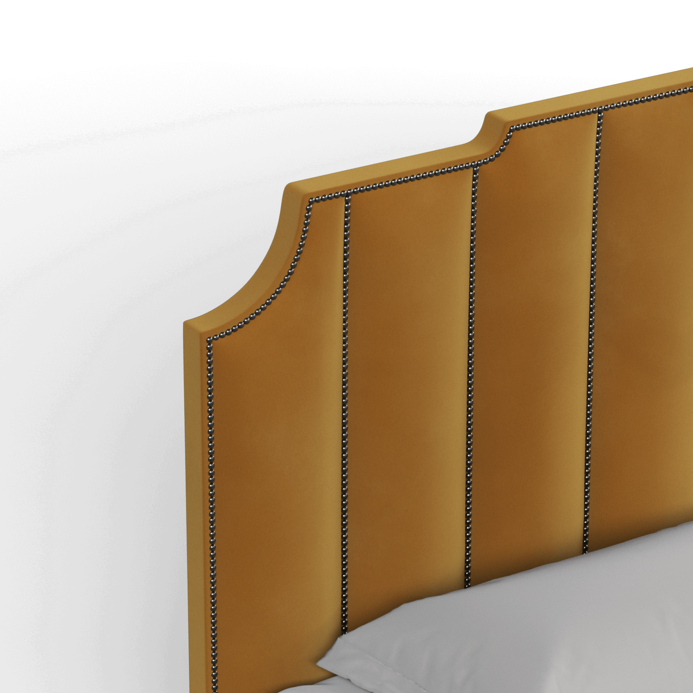 Gabriella vertical headboard bed