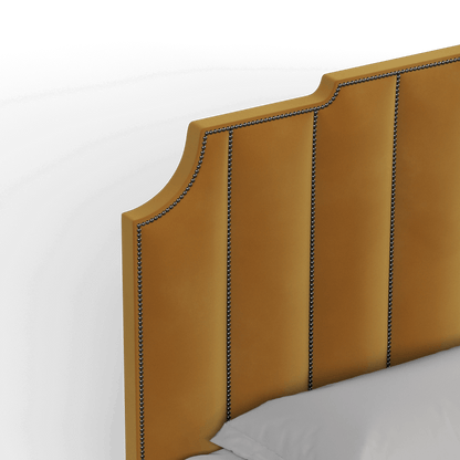 Gabriella vertical headboard bed