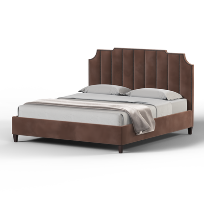 Gabriella vertical headboard bed