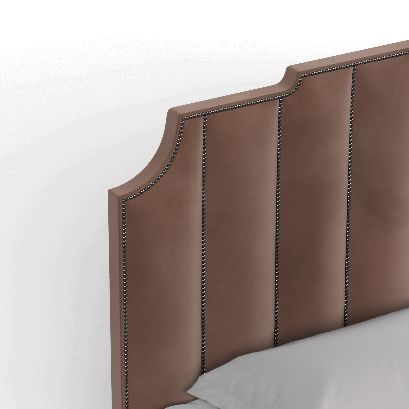 Gabriella vertical headboard bed