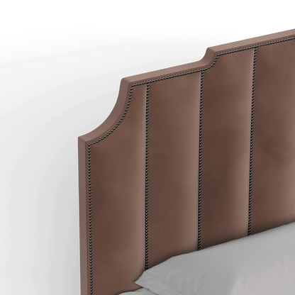 Gabriella vertical headboard bed