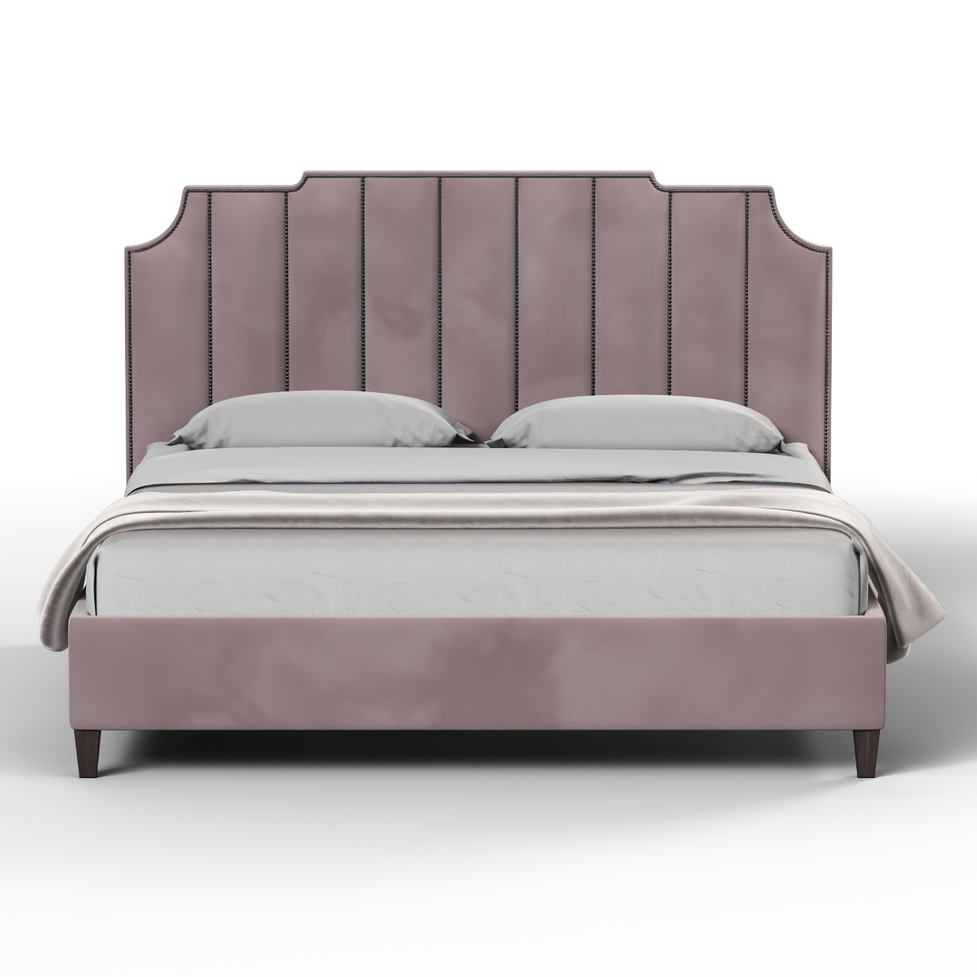 Gabriella vertical headboard bed